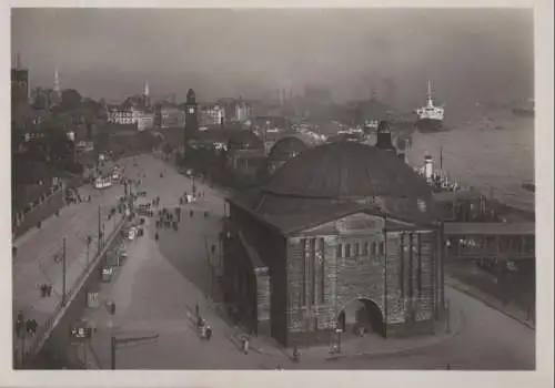 Hamburg - Elbtunnel und Landungsbrücken - 1930