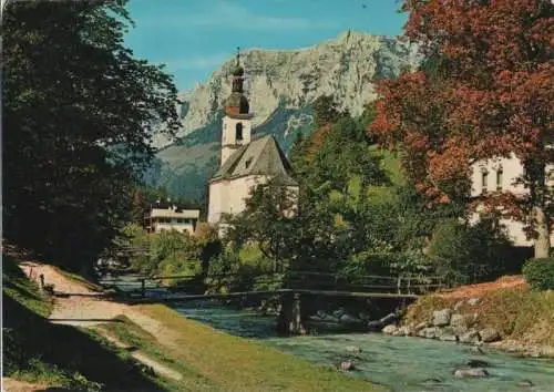 Ramsau - Bergkirchlein mit Reiteralpe - ca. 1970