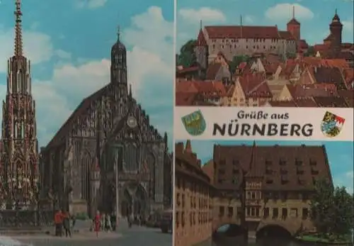 Nürnberg - 3 Teilbilder - ca. 1970