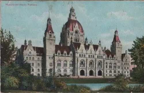 Hannover - Neues Rathaus - ca. 1925