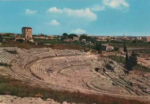 Italien - Italien - Syrakus - Syracusa - Teatro Greco - ca. 1980