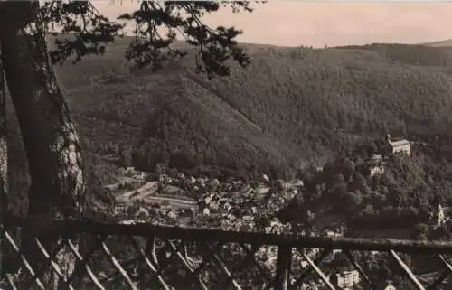 Schwarzburg - Blick vom Trippstein - 1958