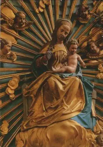 Österreich - Österreich - Salzburg - Franziskanerkirche, Madonna - 1984