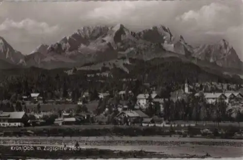 Krün - mit Zugspitze - 1963