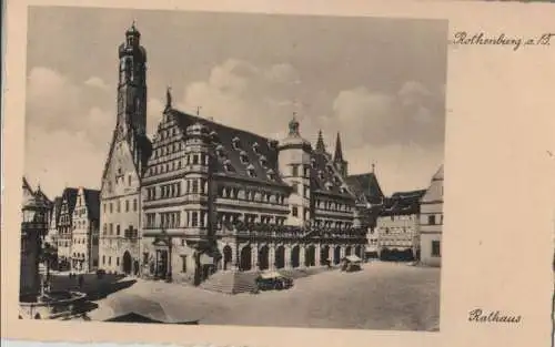 Rothenburg - Rathaus - ca. 1950