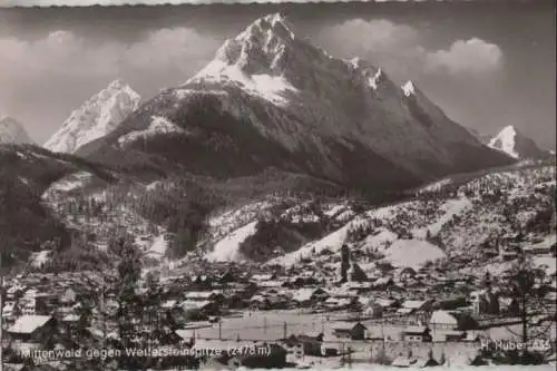 Mittenwald - gegen Wettersteinspitze - ca. 1960