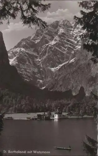 Königssee - St. Bartholomä mit Watzmann - ca. 1960