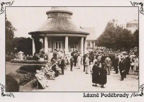 Tschechien - Tschechien - Podebrady - [REPRINT] vor dem Musikpavillon - ca. 1980