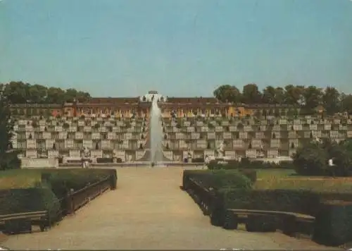 Potsdam - Sanssouci mit Terrassenanlage - 1988