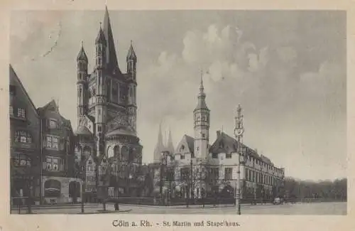 Cöln (alt für Köln) - St. Marien und Stapelhaus