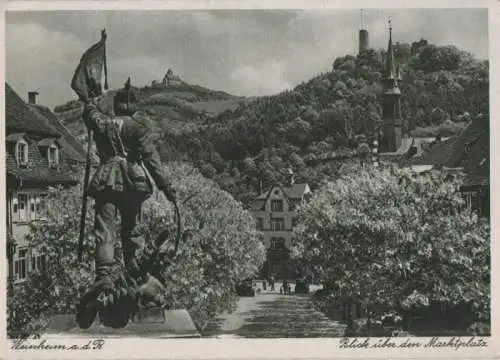 Weinheim - Blick über den Marktplatz