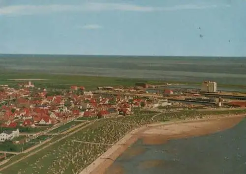 Büsum - Korbstrand und Ort - 1965