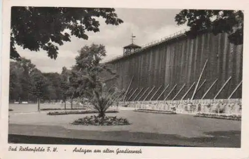 Bad Rothenfelde, Anlagen am Gradierwerk - ca. 1955