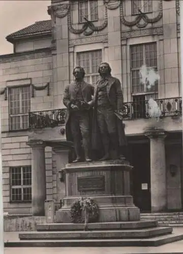 Weimar - Goethe-Schiller-Denkmal - 1968