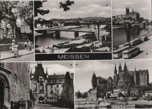 Meißen - u.a. Albrechtsburg und Dom - 1977