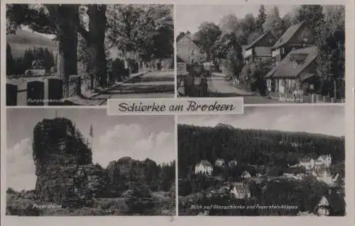 Schierke - u.a. Feuersteine - 1950