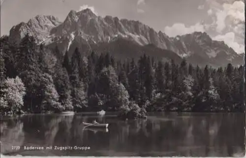 Badersee - mit Zugspitzgruppe - ca. 1955