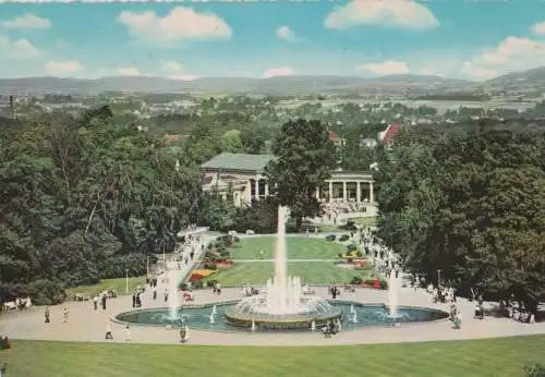 Bad Oeynhausen - Kurpark mit Wiehengebirge - 1964