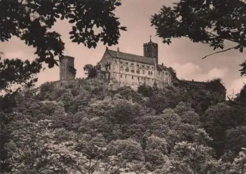 Eisenach - Wartburg, Blick auf Ostseite - 1963