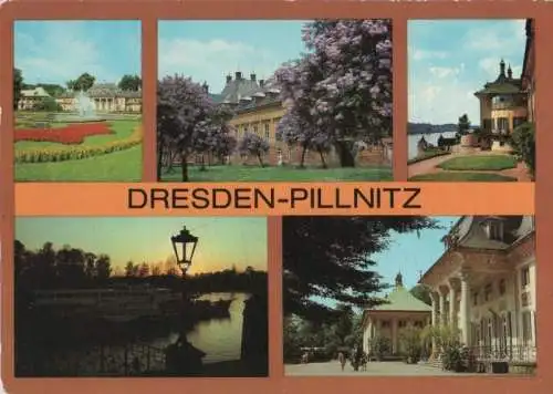 Dresden-Pillnitz - u.a. Abendstimmung am Wasserpalais - 1985