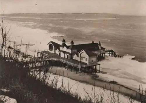 Sellin - Winter an der Seebrücke - 1970