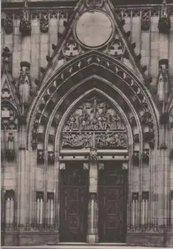 Tschechien - Tschechien - Prag - Praha - Veitsdom, Westportal - 1979