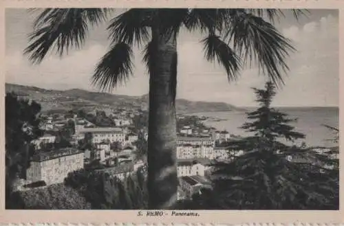 Italien - Italien - Sanremo - San Remo - Panorama - ca. 1960