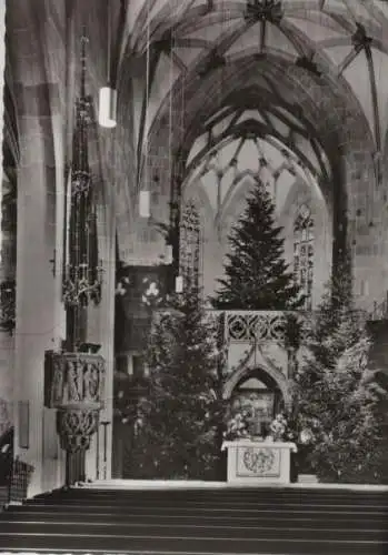 Tübingen - Inneres der Stiftskirche - ca. 1965