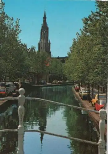 Niederlande - Niederlande - Delft - Oosteinde met gezicht op Nieuwe Kerk - 1986