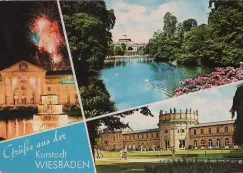 Wiesbaden - u.a. Schloss in Biebrich - 1963