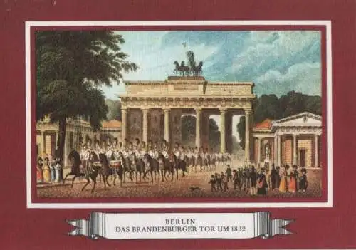 Berlin-Mitte, Brandenburger Tor - ca. 1985