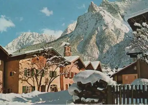 Mittenwald - gegen Karwendelgebirge - 1980