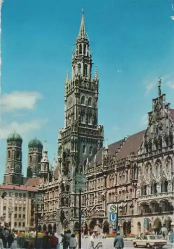 Rathaus und Frauenkirche zu München - 1974