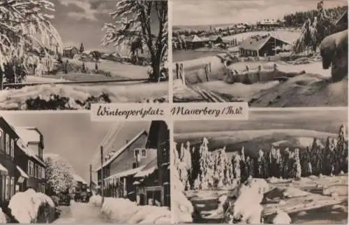 Masserberg - 4 Teilbilder - ca. 1965