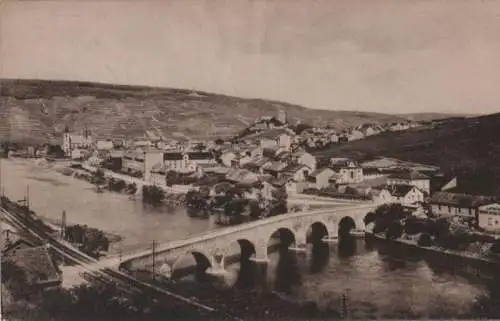 Bingen - mit der Drususbrücke - ca. 1935