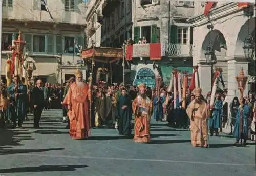 Griechenland - Griechenland - Korfu - Procession of Spyridon - 1980