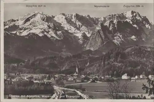 Oberau, Loisach - mit Alpspitze