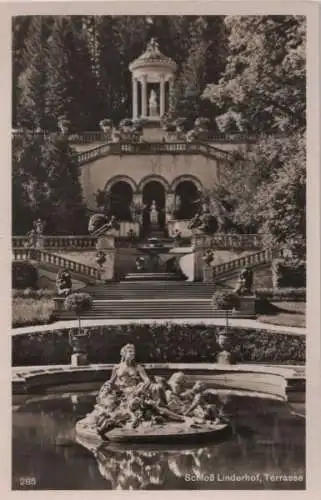 Ettal, Linderhof - Terrasse - ca. 1955