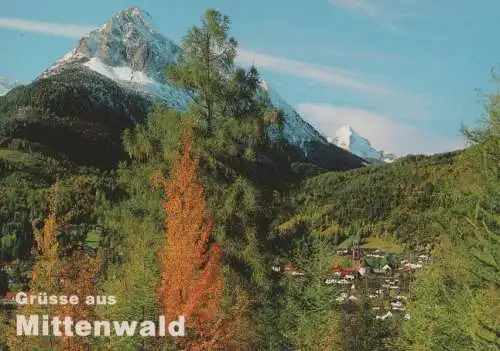 Mittenwald - mit Wettersteingebirge - ca. 1985