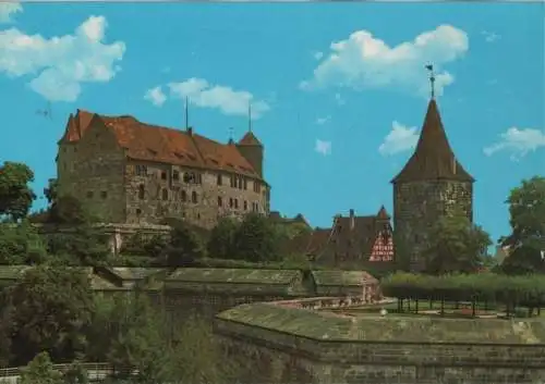 Nürnberg - Kaiserburg von Westen - ca. 1975