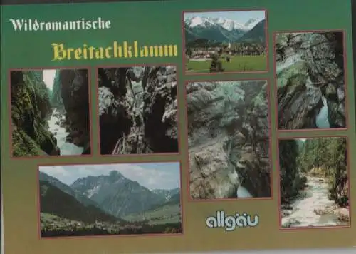 Breitachklamm - 7 Teilbilder - ca. 1990