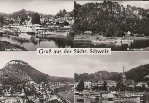 Sächsische Schweiz - u.a. Basteiwände - 1980