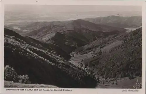 Schauinsland - Blick auf Kapplertal - ca. 1950