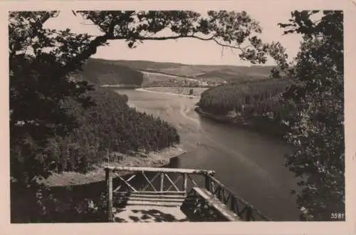 Saaletalsperre - Blick vom Heinrichstein - 1955