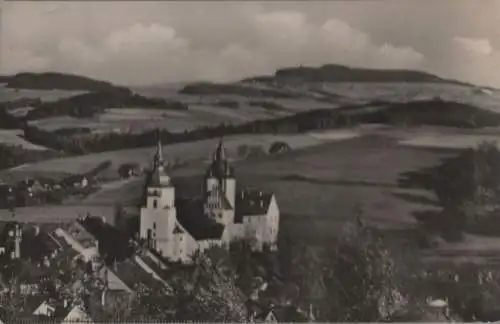 Schwarzenberg - mit Blick auf Scheibenberg - 1956