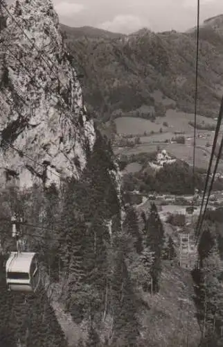 Hohenaschau aus Seilbahngondl - ca. 1955