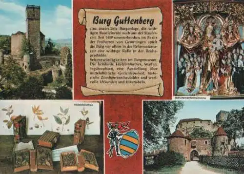 Haßmersheim - Hassmersheim - Burg Guttenberg - ca. 1985