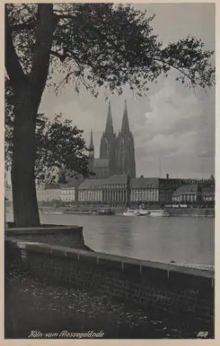 Köln vom Messegelände - 1937