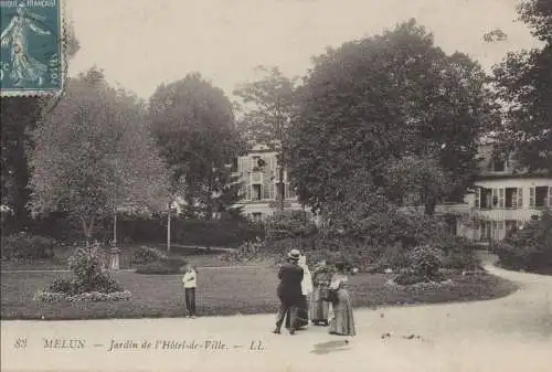 Frankreich - Melun - Frankreich - Jardin de Hotel de Ville