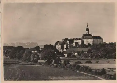 Kloster Andechs - Lagebild von Norden - 1961